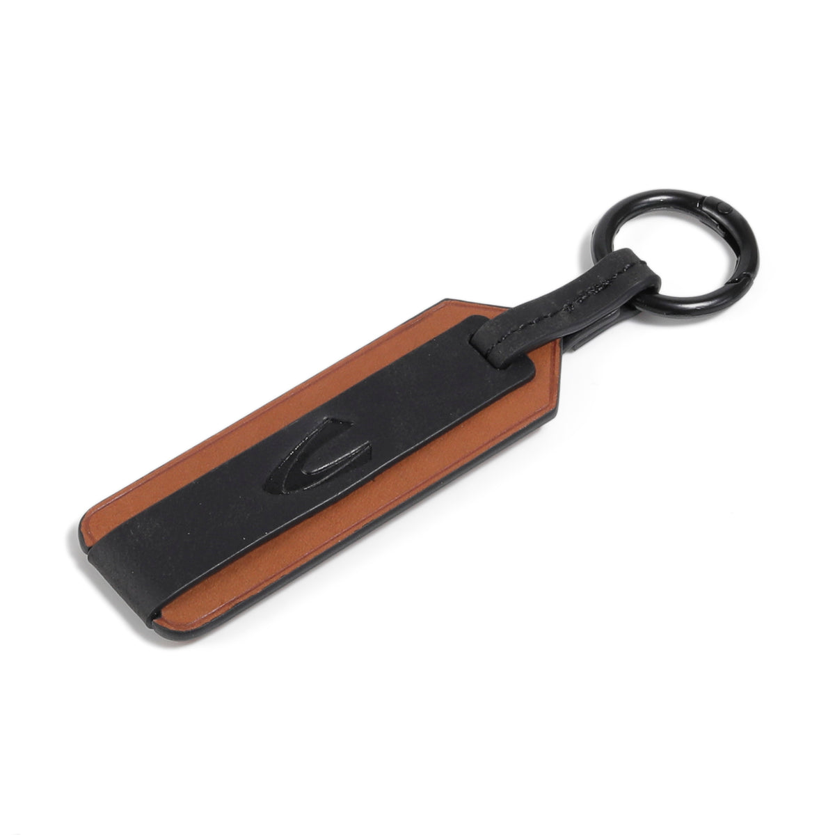 Genuine Leather Key Chain Grainy Waxy Brown KC4622TB4#BRN