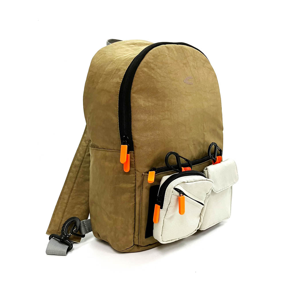 C by camel active | Unisex Reversible Backpack | Brown/Grey