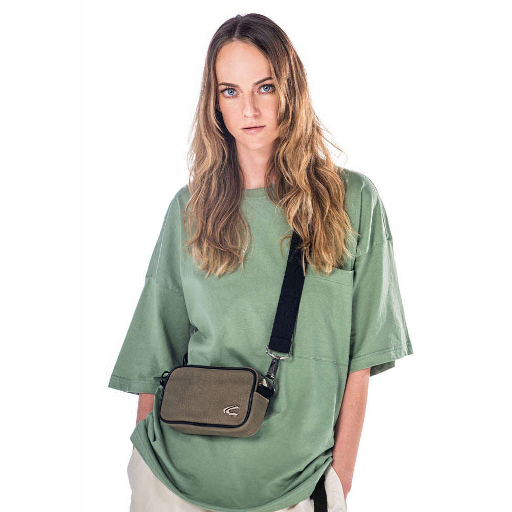 C by camel active | Unisex AW22 Camera Bag | Green