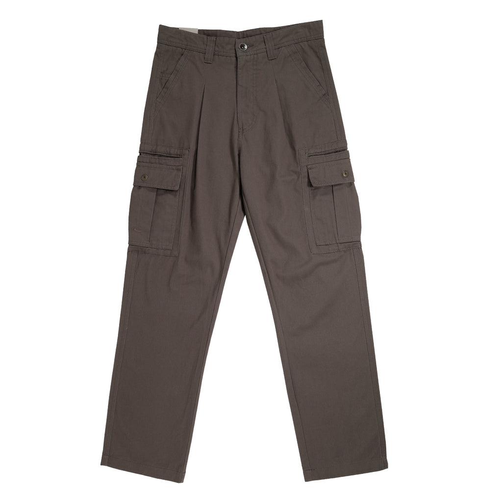 camel active | Cargo Trousers Regular Fit in Cotton Twill | Brown