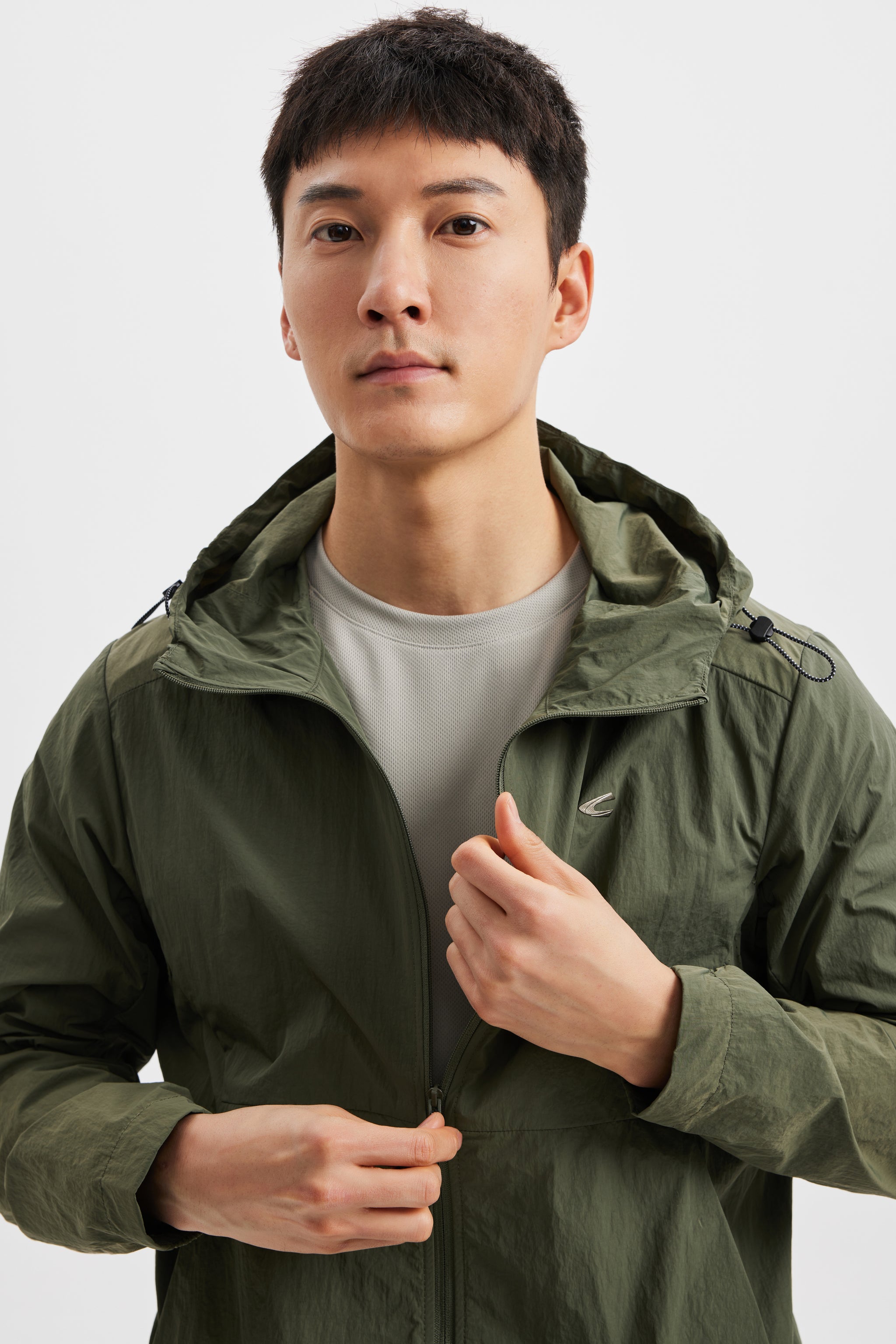 [Online Exclusive] camel active Men Lightweight Full Zip Jacket Regu