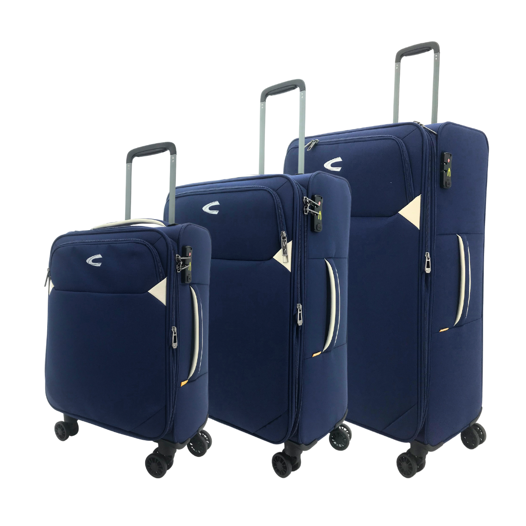 c by camel active rPET Superlight Softcase Luggage 8 Wheels TSA Secure