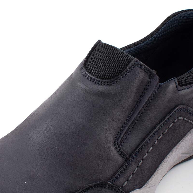 camel active Leather Slip On Shoes Men Navy VALON 852369-RS1-43