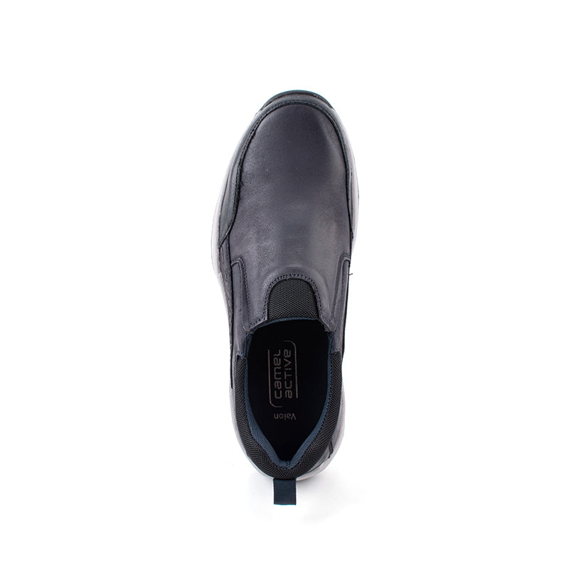 camel active Leather Slip On Shoes Men Navy VALON 852369-RS1-43