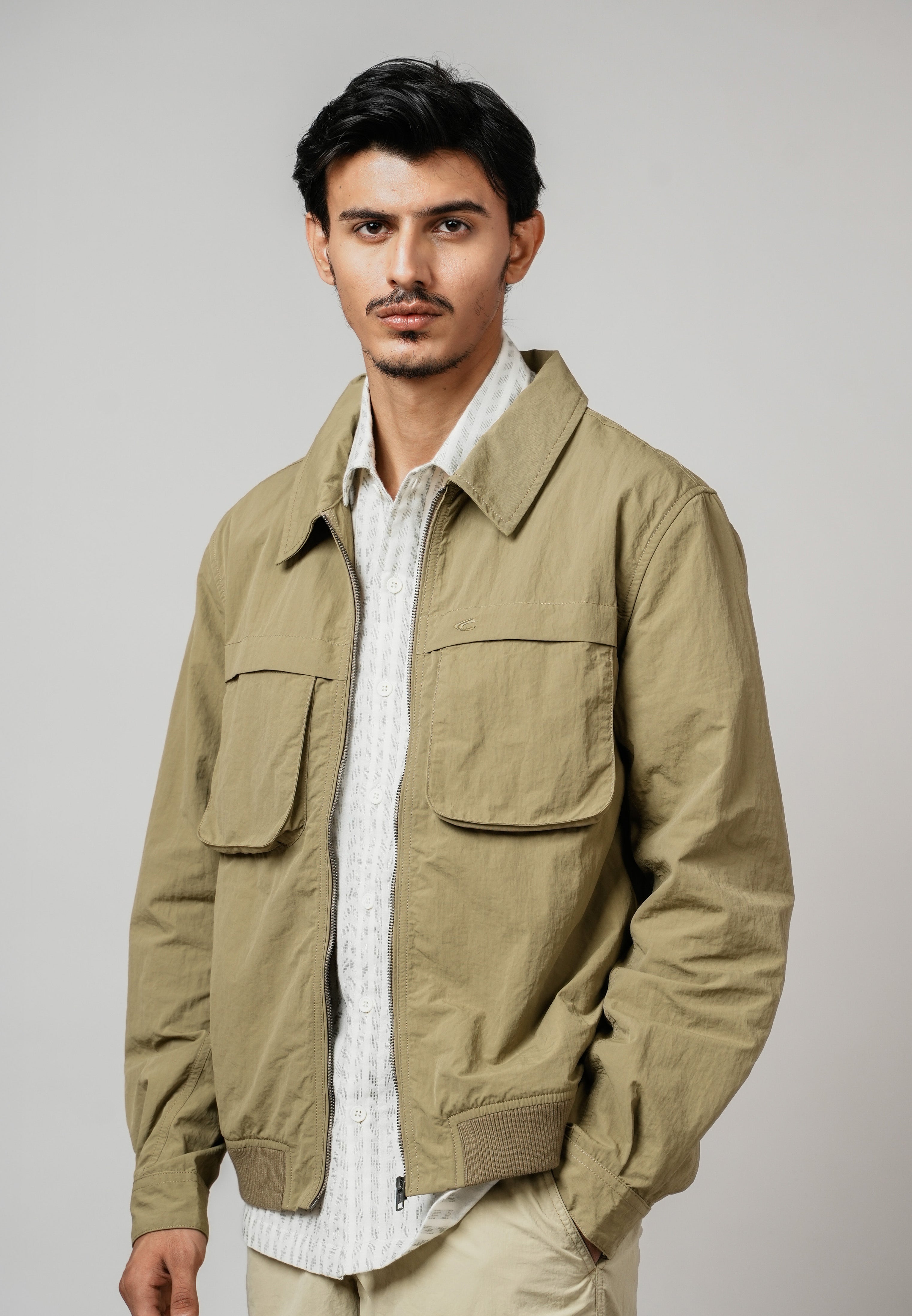 ジャケット・アウター argue COTTON NYLON M-65 HALF COAT/CAMEL M-65 Classic field jacket camel Camel | Apparel  Jackets  Field