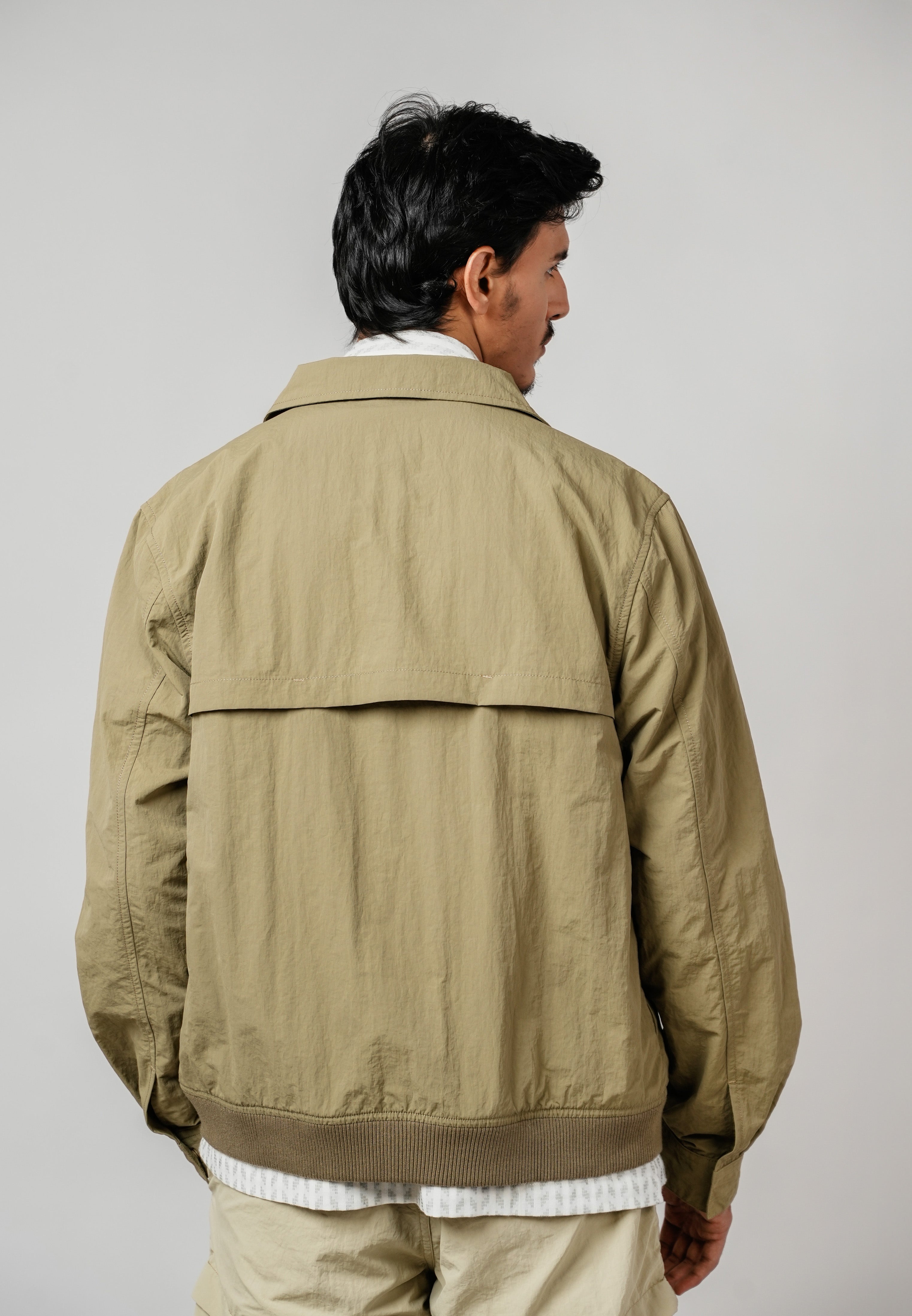 ジャケット・アウター argue COTTON NYLON M-65 HALF COAT/CAMEL camel active Men Jacket- Regular Fit Performance Nylon Antique Bronze