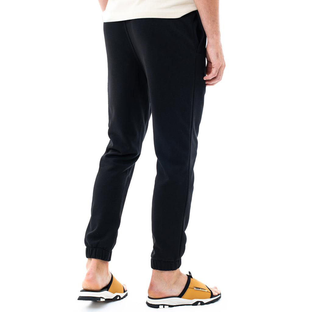 camel active | Sweat Jogger in Regular Fit with Elastic Waistband and Pocket in Cotton Poly CVC Terry | Black