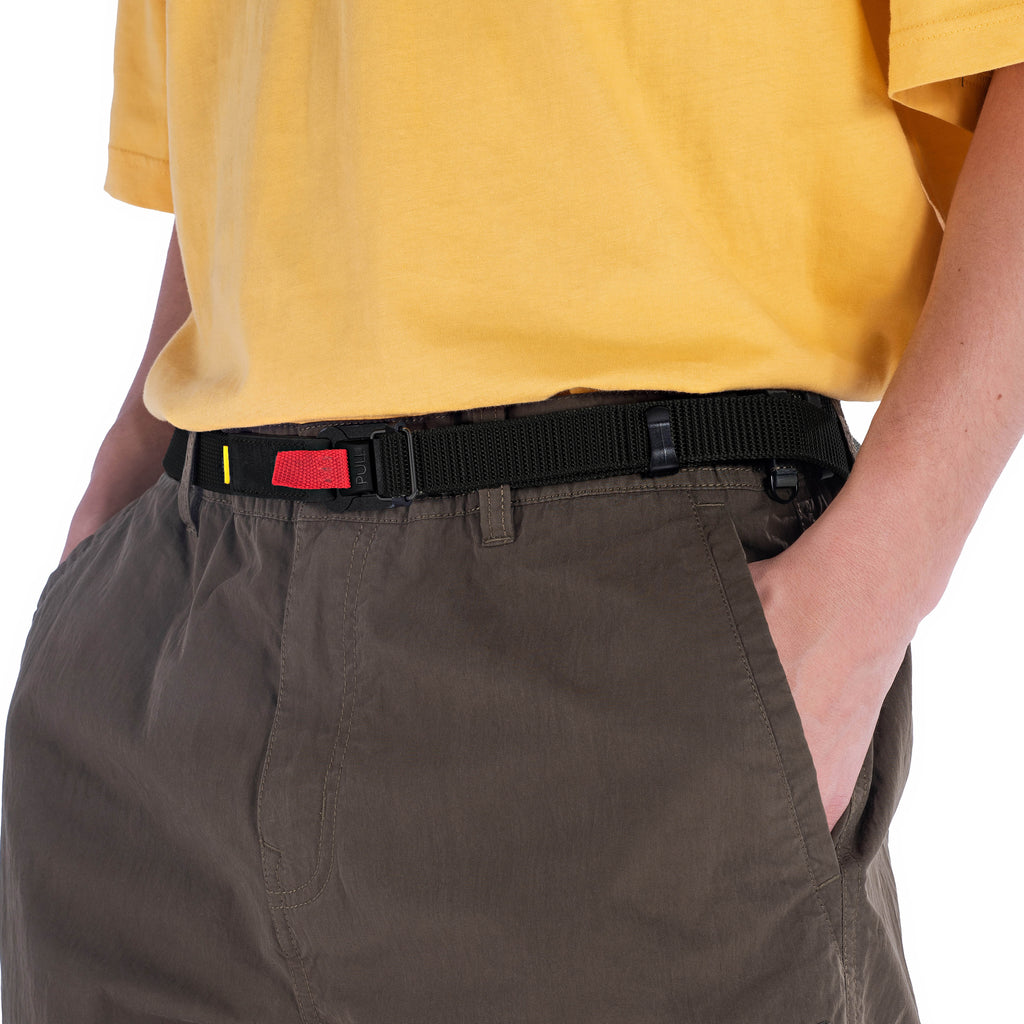 C by camel active | Men Casual Magnetic Nylon Belt | Black