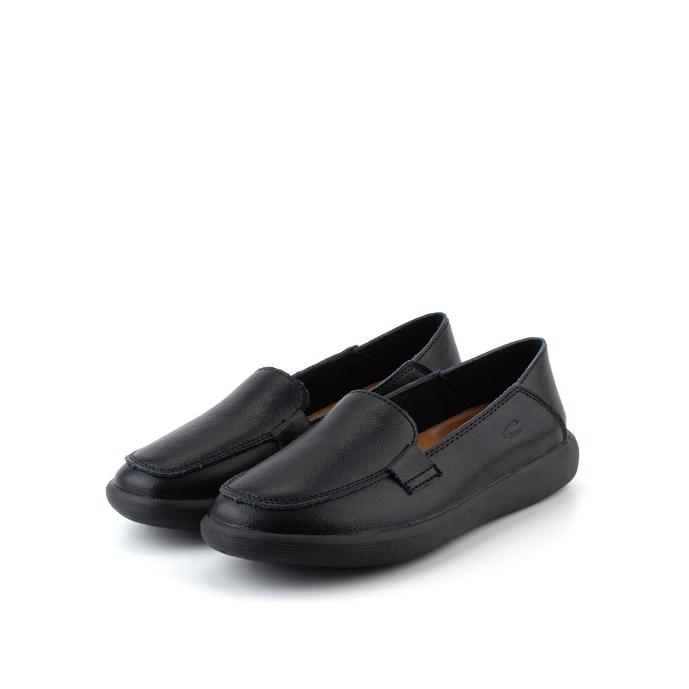 camel active | Women Kate Slip-On Loafers Shoe | Black
