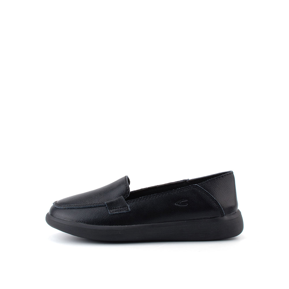 camel active | Women Kate Slip-On Loafers Shoe | Black