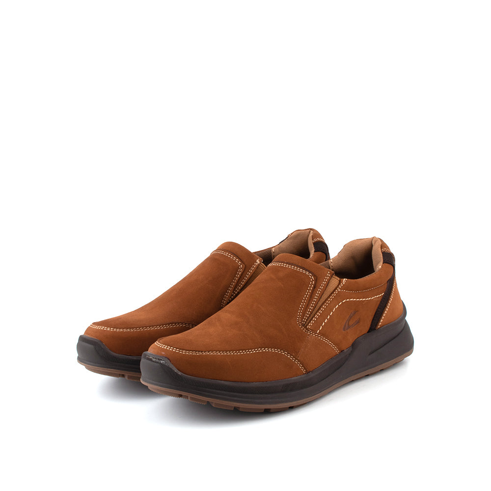 camel active | Slip On Smooth Casual Men Shoes DELTON | Brown