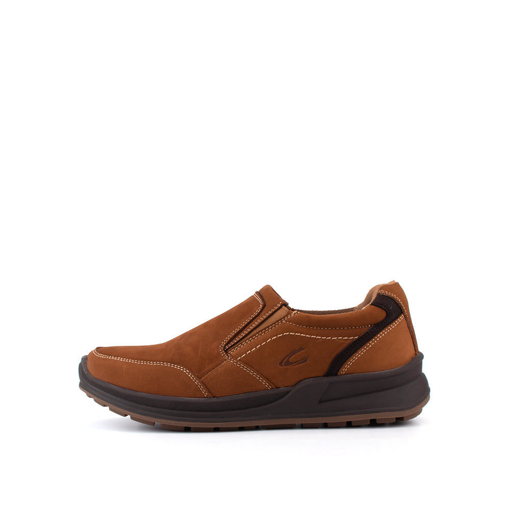 Brown casual slip on shoes Clearance