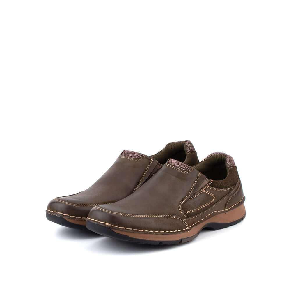 camel active | Basic Slip On Casual Men Shoes BRYCE | Olive