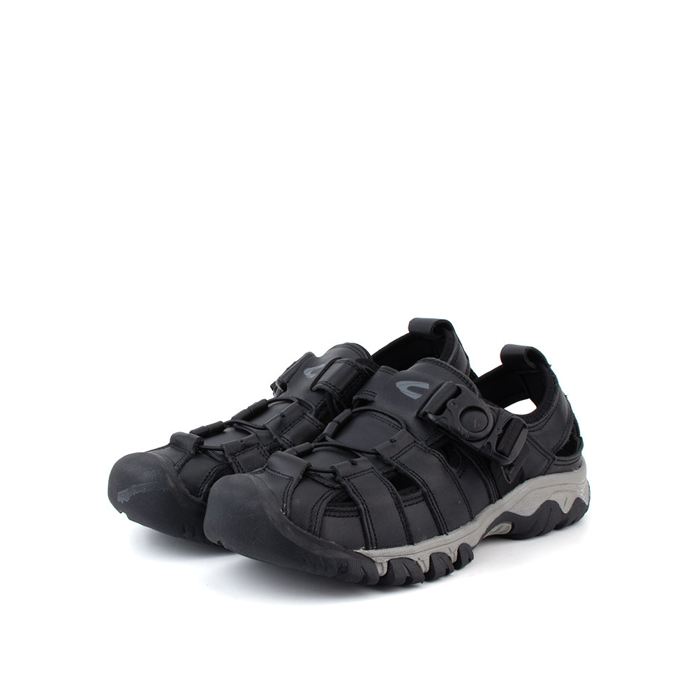camel active | Slip On Casual Men Shoes with Adjustable Buckle HUDSON | Black