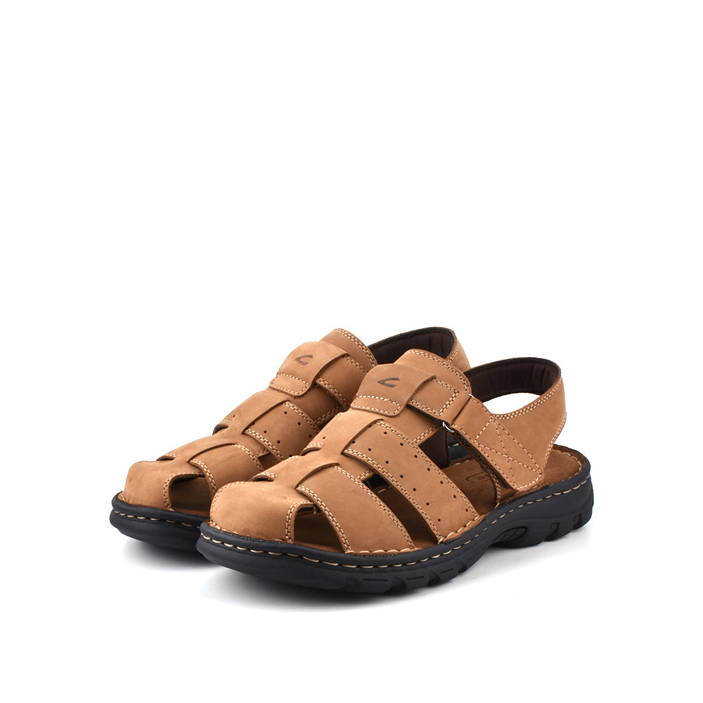 camel active | Leather Strap Men Sandals FRUDGE | Tan
