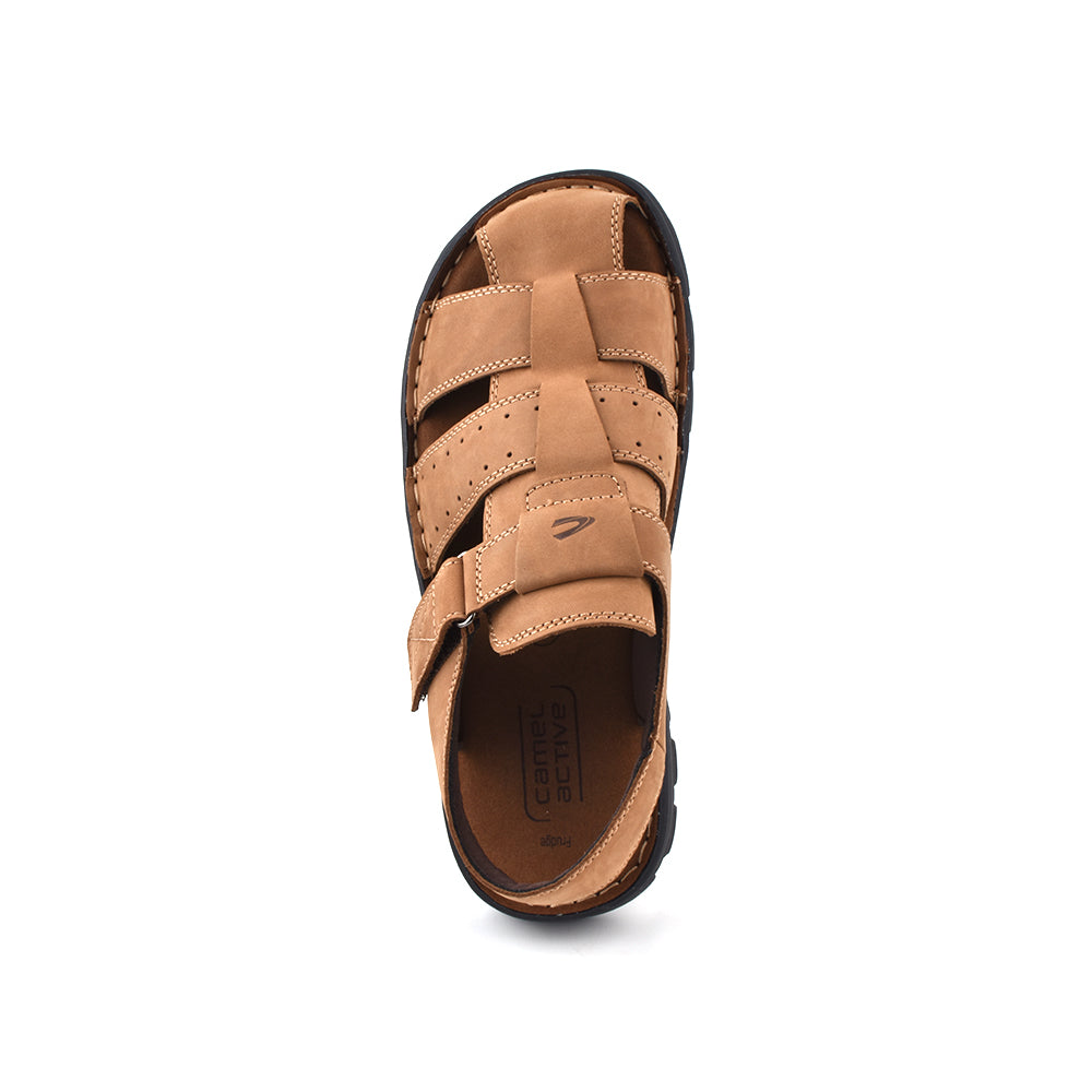 camel active | Leather Strap Men Sandals FRUDGE | Tan