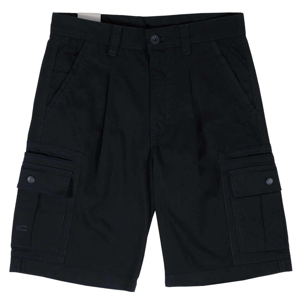 camel active | Cargo Shorts in Regular Fit with Multipocket | Black