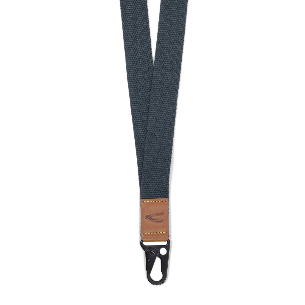C by camel active | Landyard Canvas Leather Raw Edge Finished | Navy