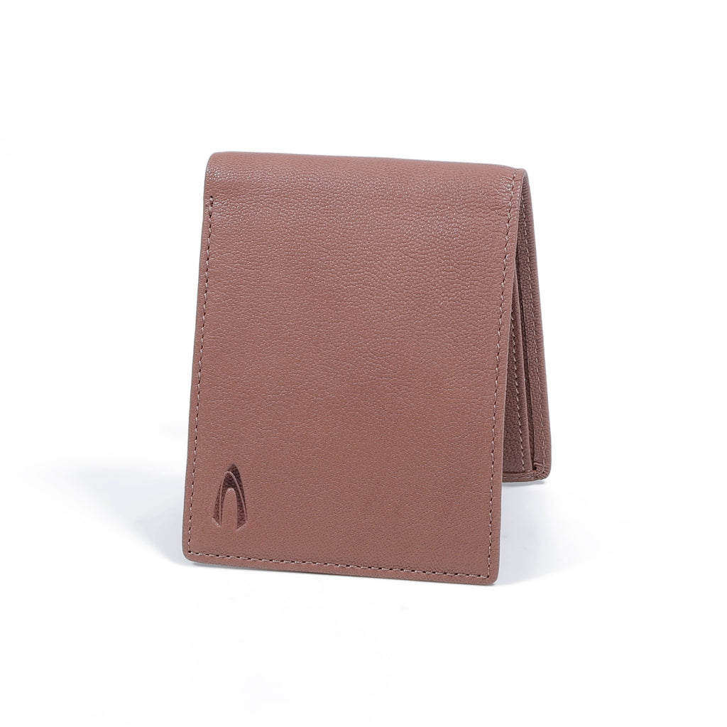 camel active | Men Bi Fold Wallet Leather 10 Card Compartments Grainy Finished | Brown