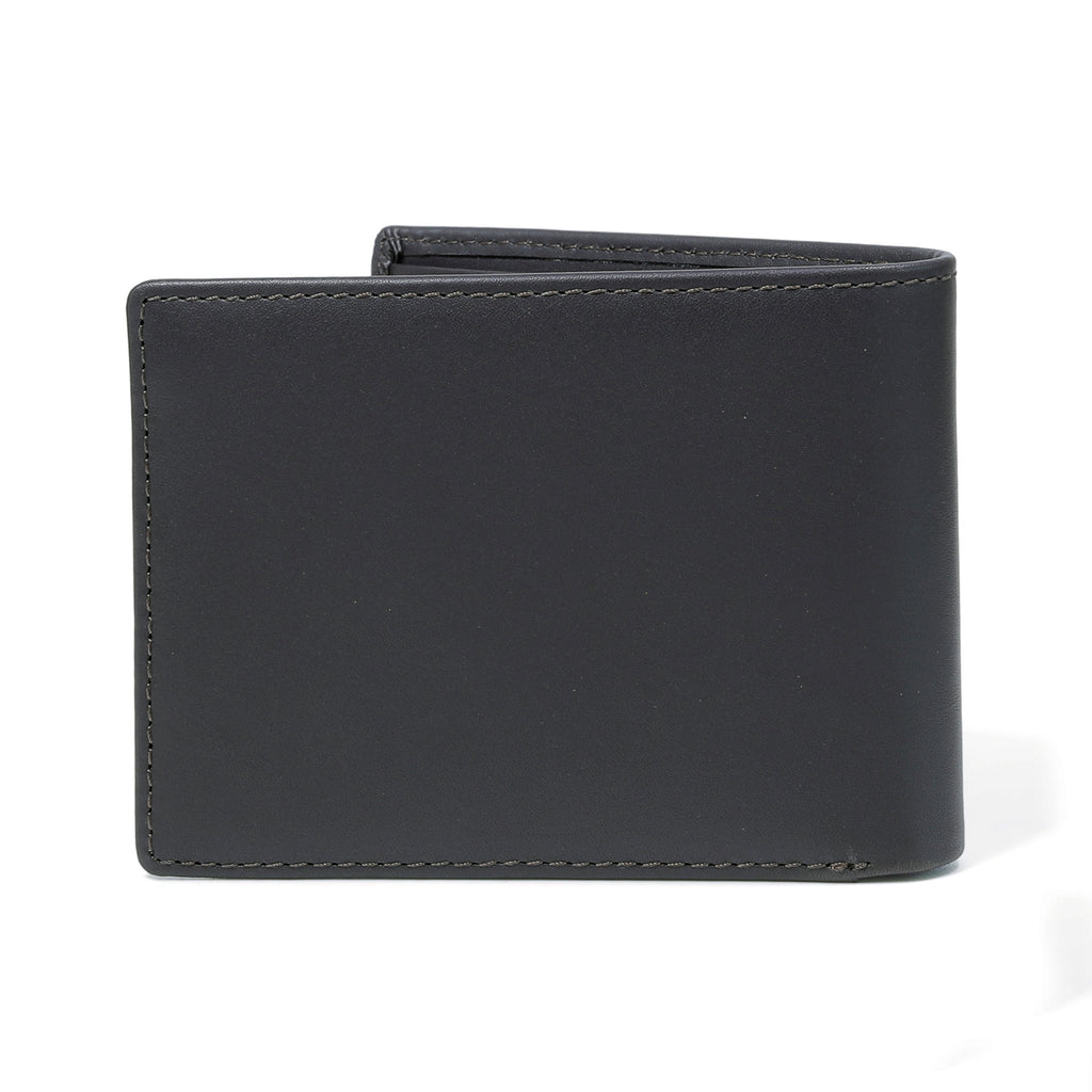 camel active | Men Bi Fold Wallet Leather 6 Card Compartments Wax Finished | Dark Brown