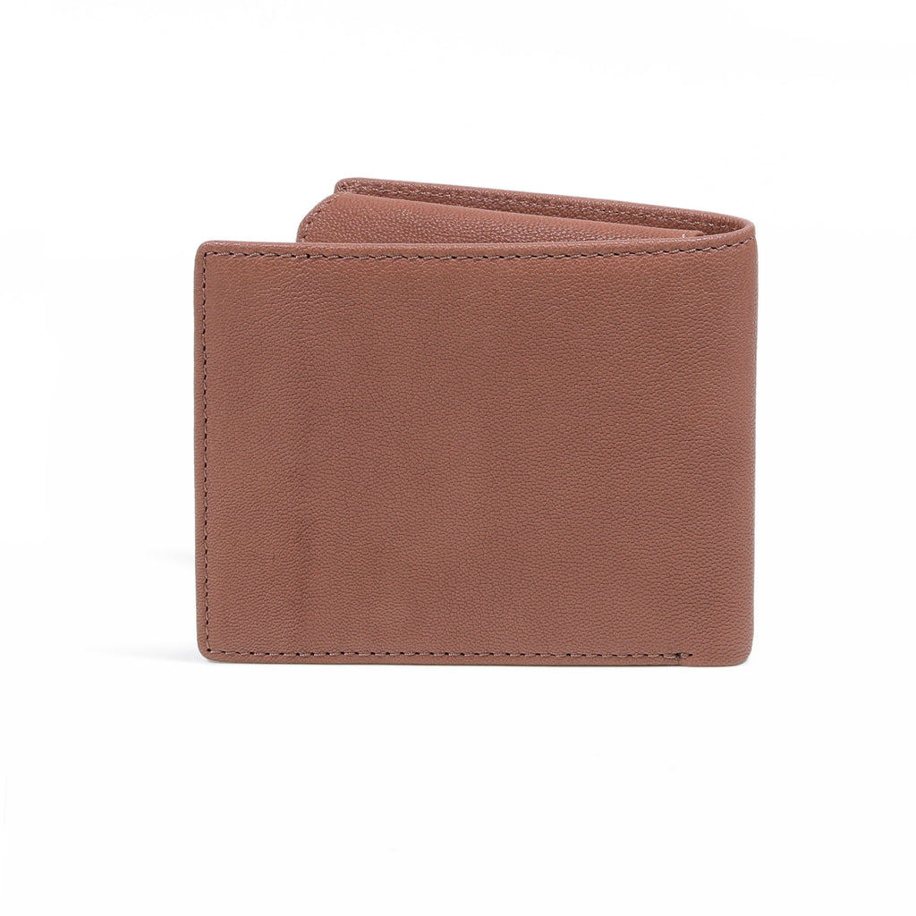 camel active | Men Bi Fold Wallet Leather 13 Card Compartments Grainy Finished | Brown