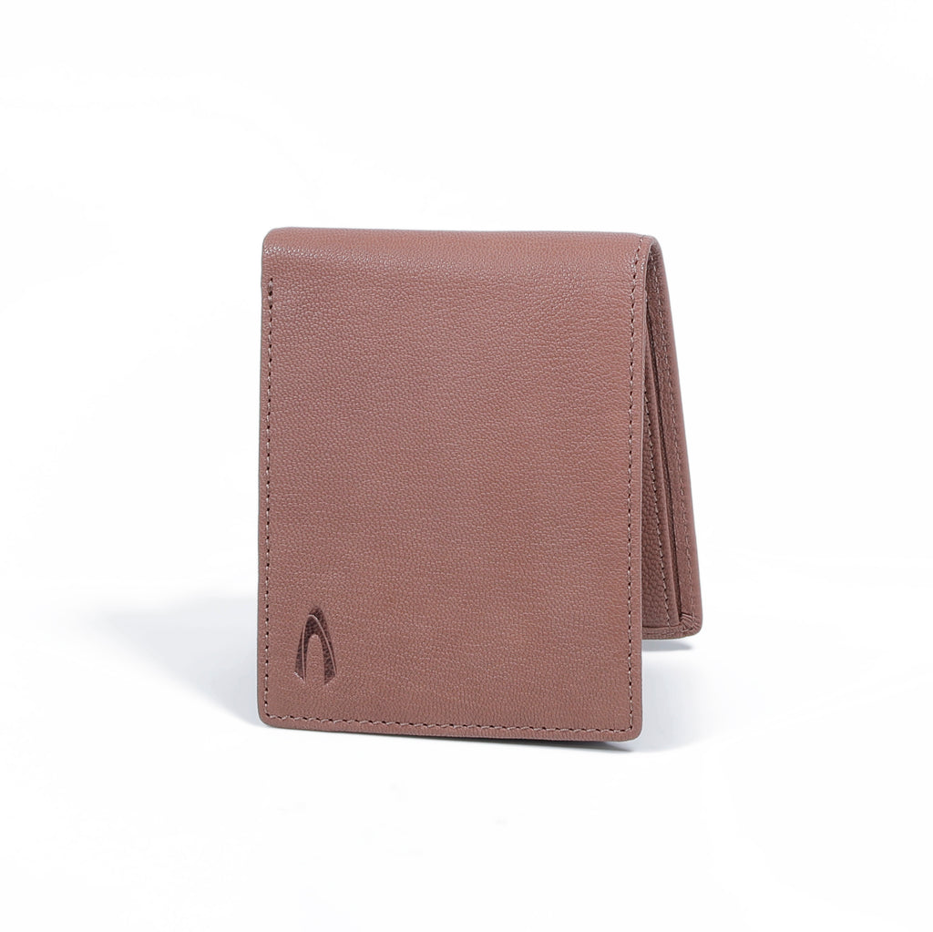 camel active | Men Bi Fold Wallet Leather 13 Card Compartments Grainy Finished | Brown