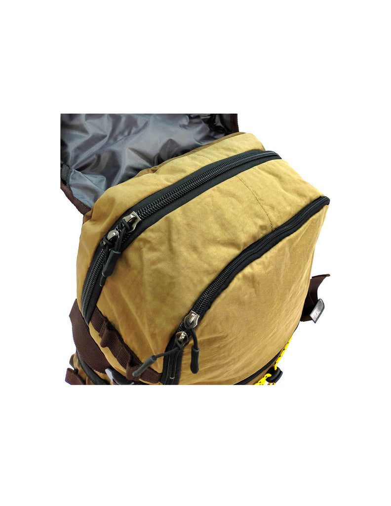 C by camel active | Unisex Explorer Laptop Backpack Water Resistant/Lightweight | Khaki