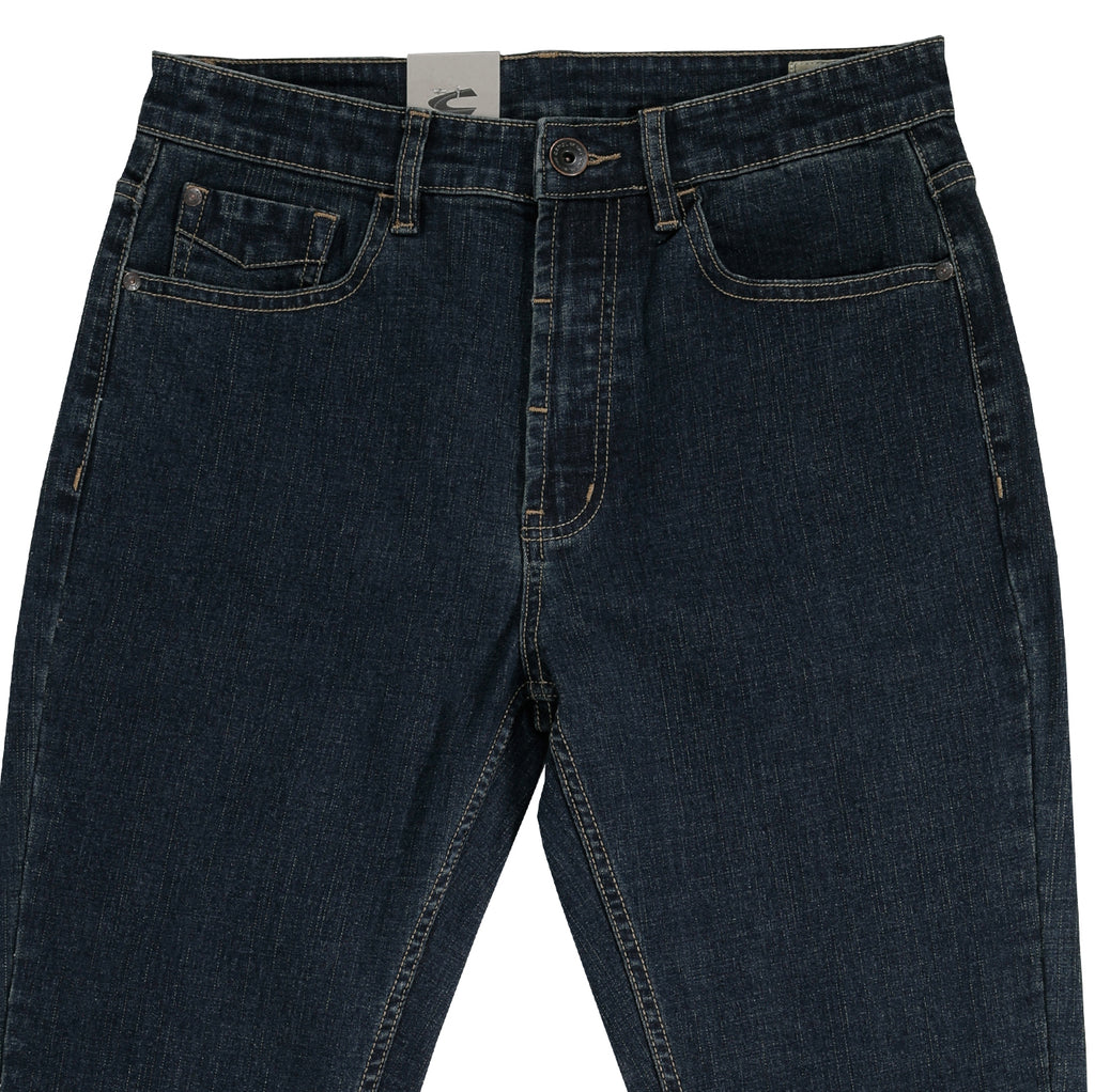camel active | Jeans in 802 Regular Fit with 5 Pockets | Dark Blue
