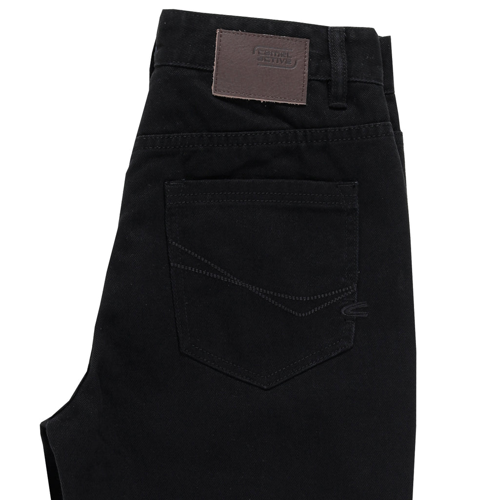 camel active | Jeans 208 Loose Fit with 5 Pockets | Black
